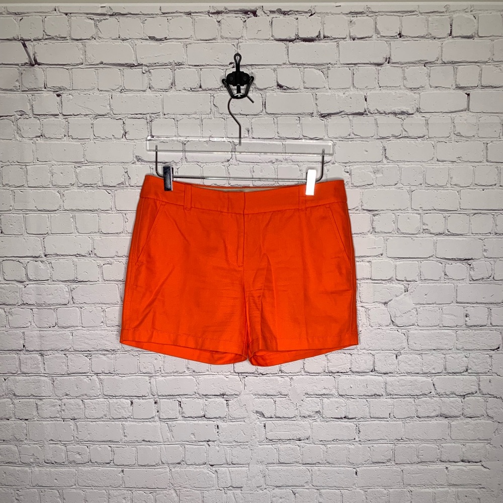 Jcrew Bright Orange Shorts Size 6